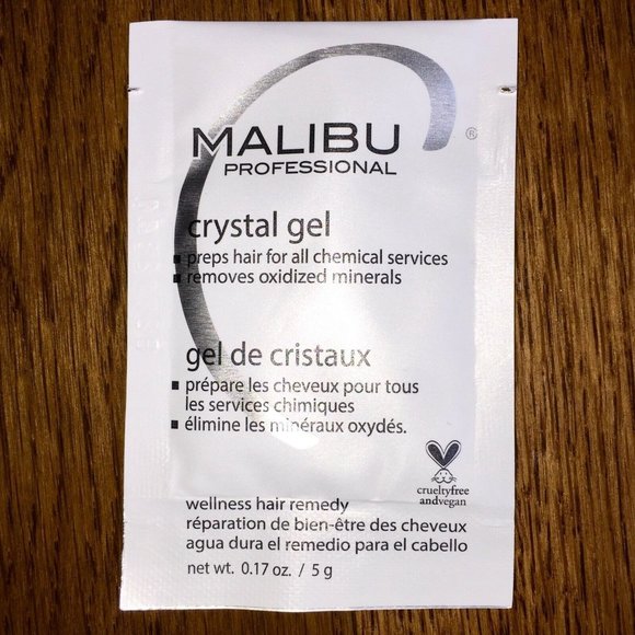 NEW! 2 Malibu C Crystal Gel Treatments + 2 Caps - Picture 4 of 9